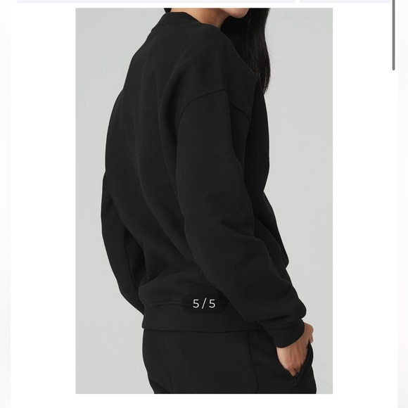 ALO Yoga renown heavy weight crew neck pullover - Picture 4 of 8